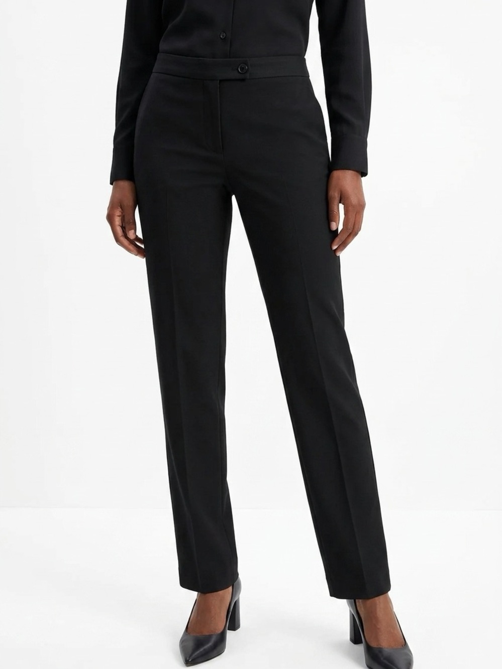 YVES SAINT LAURENT | YSL Vintage Black Wool Dress Pants Size 44